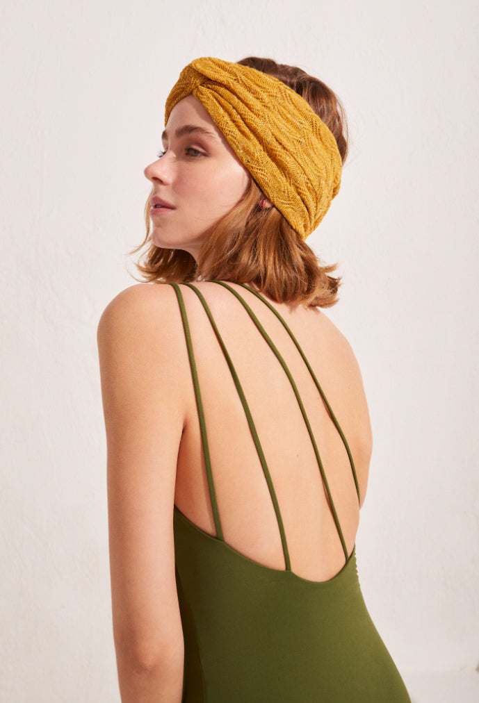 Touch Of Artsinal One Shoulder Swimsuit