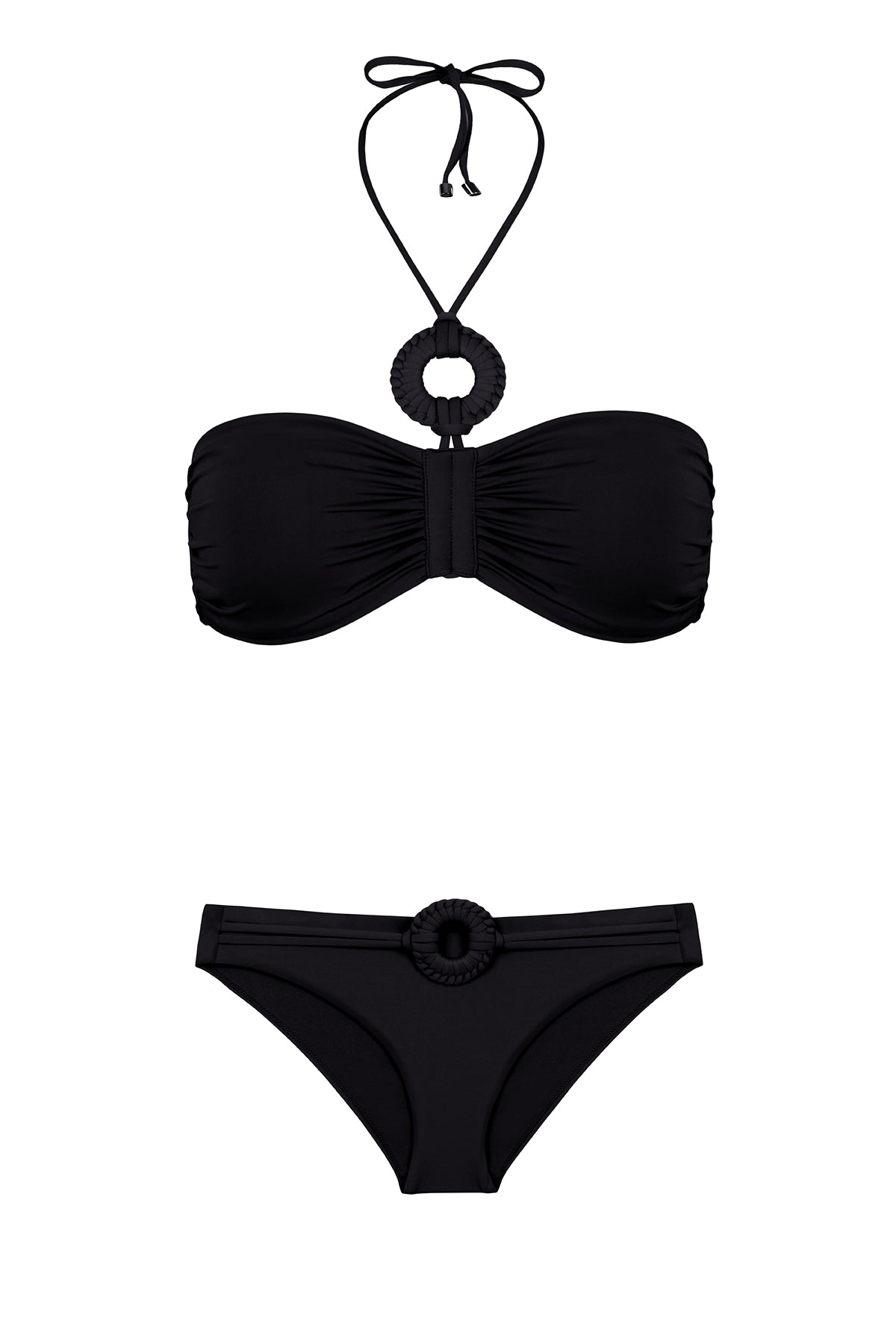 Touch Of Artisanal Bandeau Top & Hipster Bottom