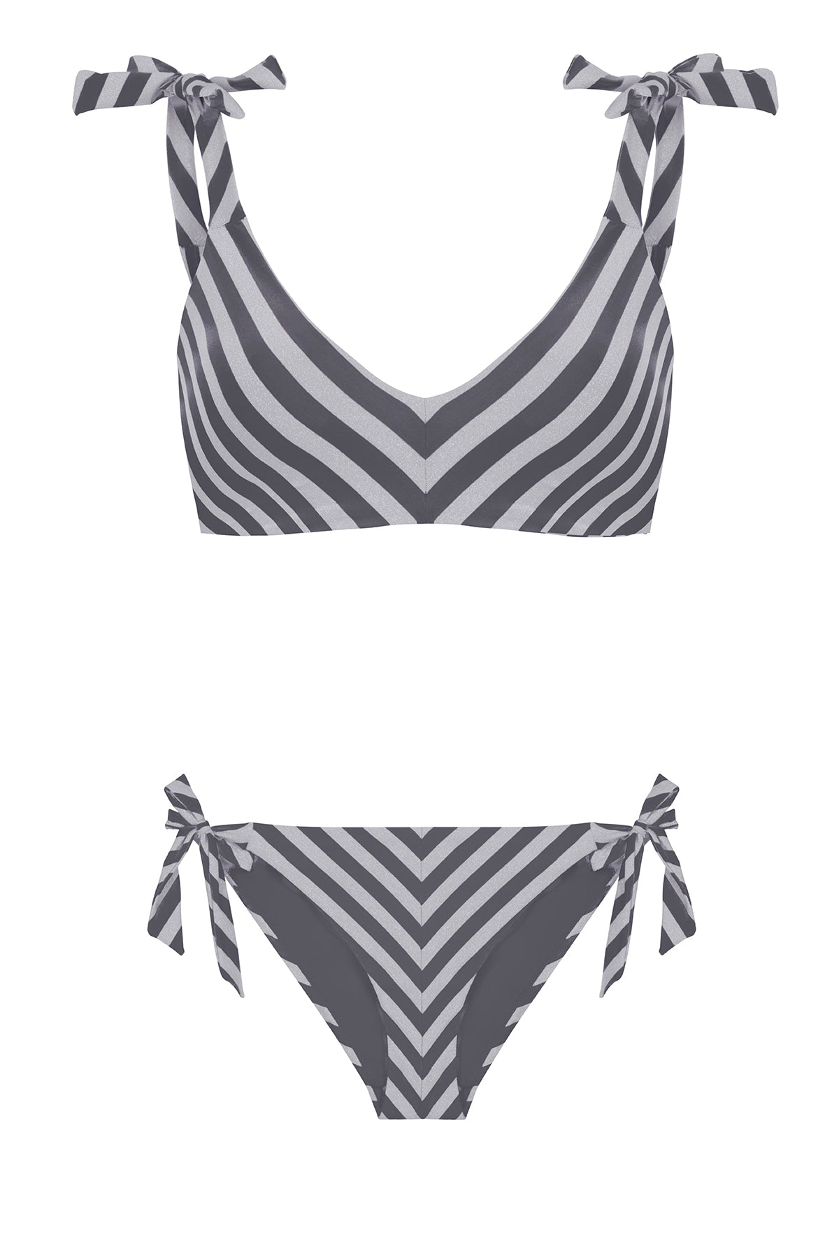 Beyond The Lines Crop Top & Brazilian Bottom