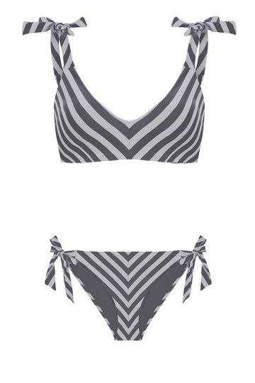 Beyond The Lines Crop Top & Brazilian Bottom