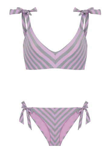 Beyond The Lines Crop Top & Brazilian Bottom