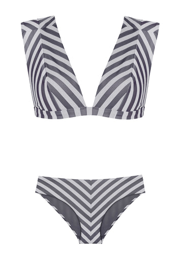 Beyond The Lines Deep V Top & Slip Bottom