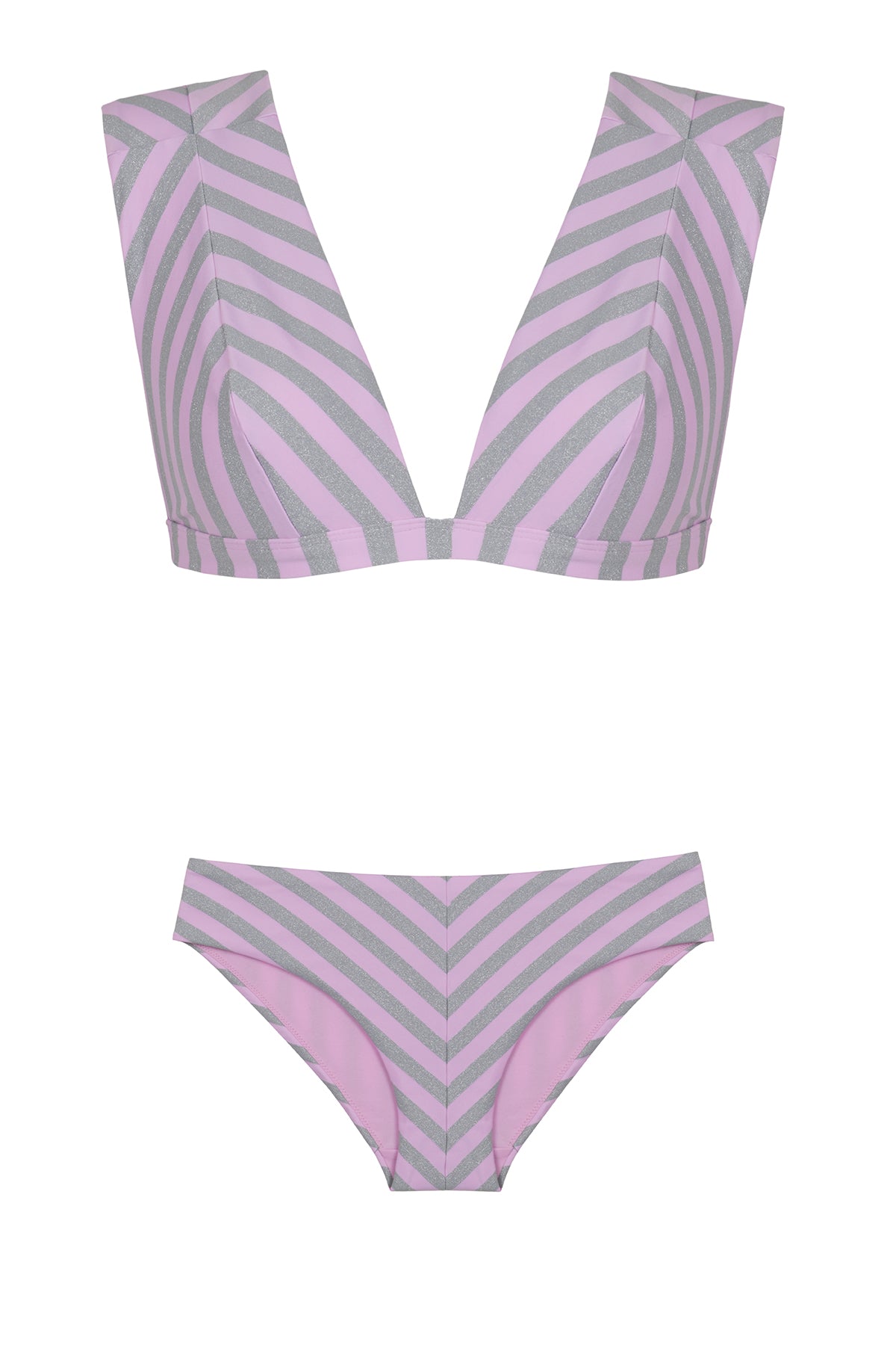 Beyond The Lines Deep V Top & Slip Bottom