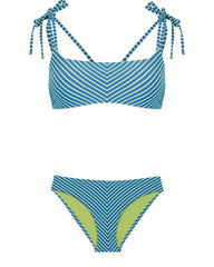 Realistic Stripe Crop Top & Slip Bottom