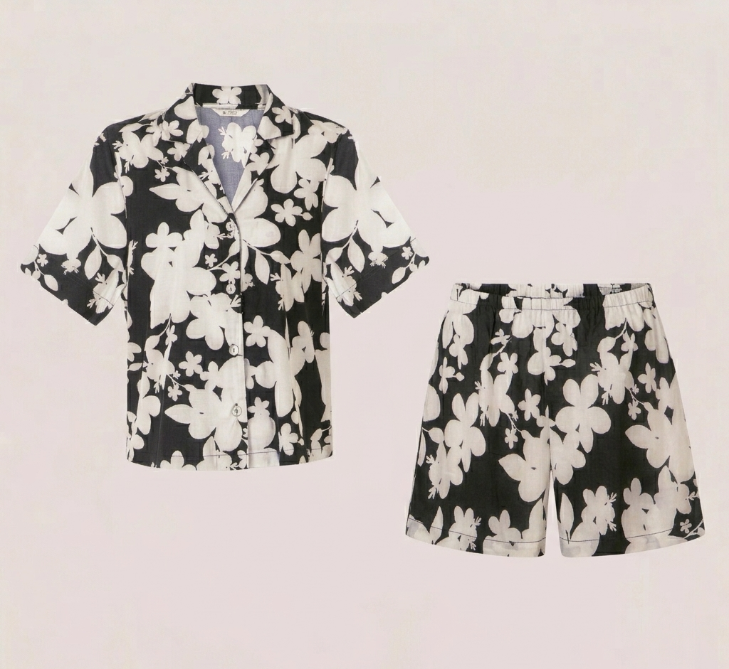 Albeon Short Sleeve Shirt & Short Set