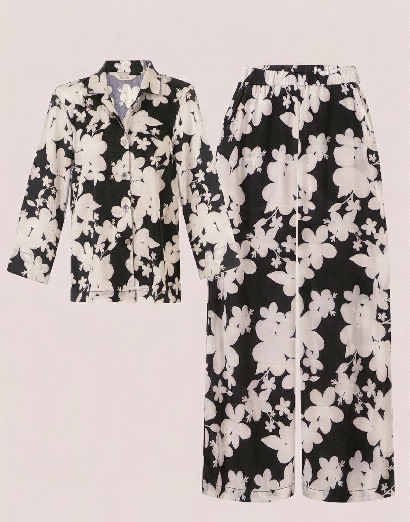 Albeon Long Sleeve Shirt & Trousers Set