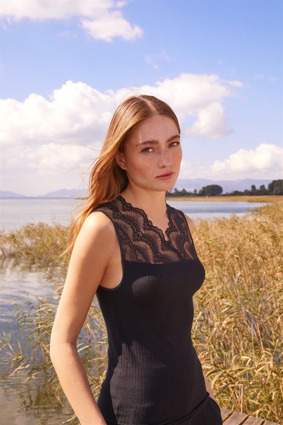 Dahlia Black Camisole 4