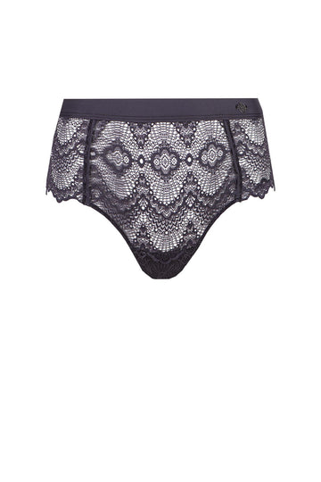 Flame Anthracite High Waist Brief