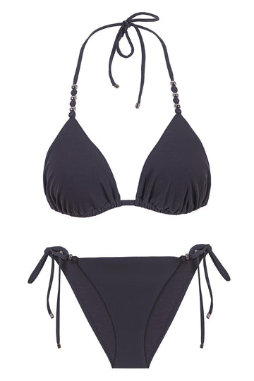 Hematite Triangle Top & Bikini Bottom