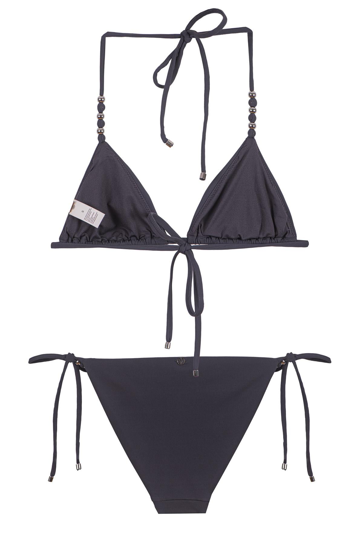 Hematite Triangle Top & Bikini Bottom