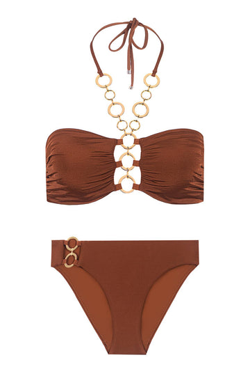 Opal Bandeau Top & Side Bottom