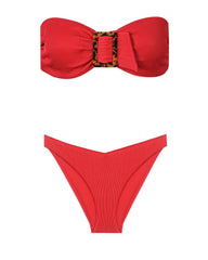 Rio Bandeau Top & Slip Bottom