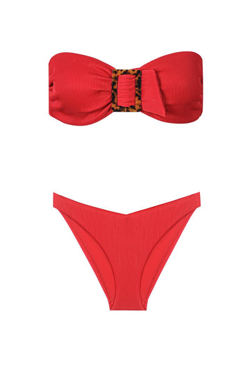 Rio Bandeau Top & Slip Bottom