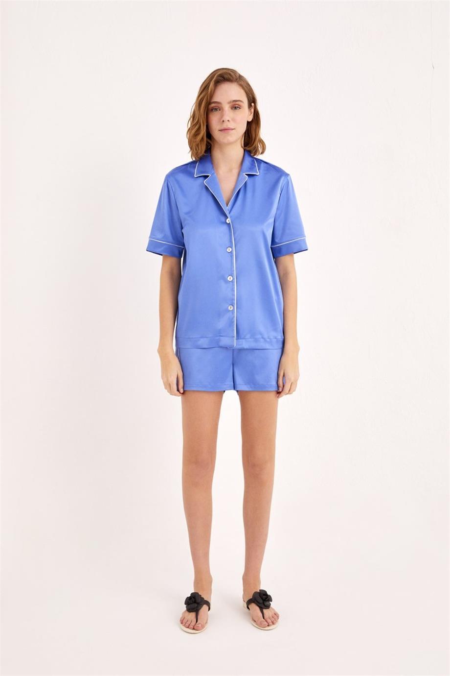 Salina Short Sleeve Shirt & Short Set
