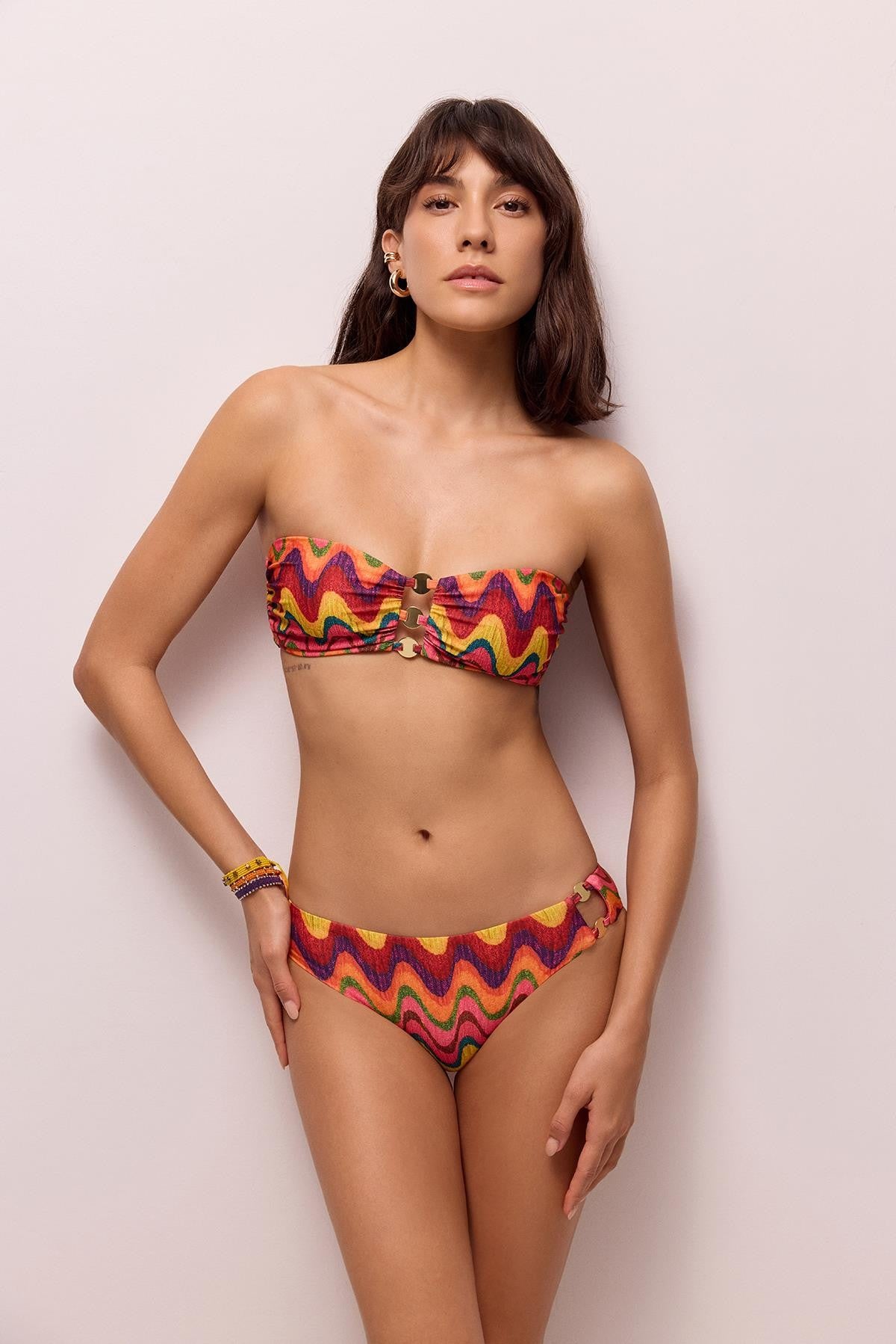 Topaz Bandeau Top / Side Bottom