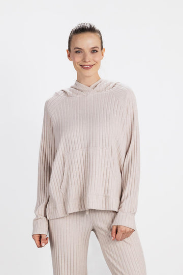 Winter Loungewear Hoodie Beige