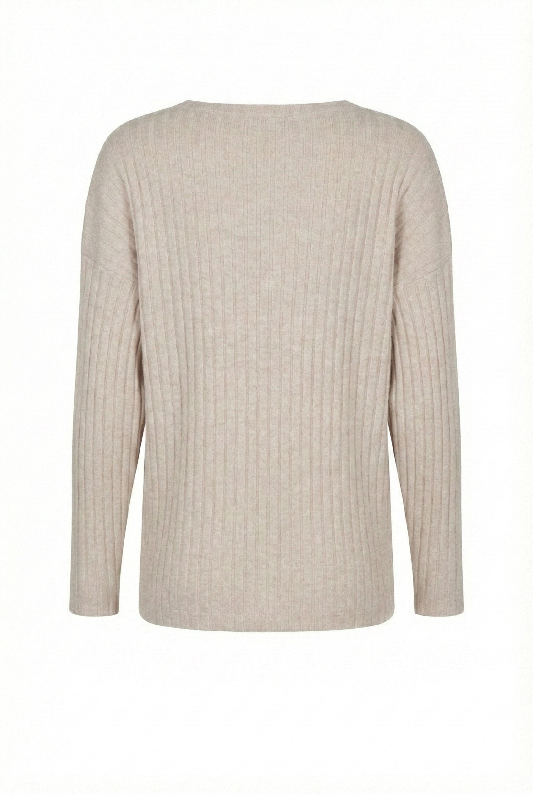 Winter Loungewear Long Sleeve T-Shirt Beige